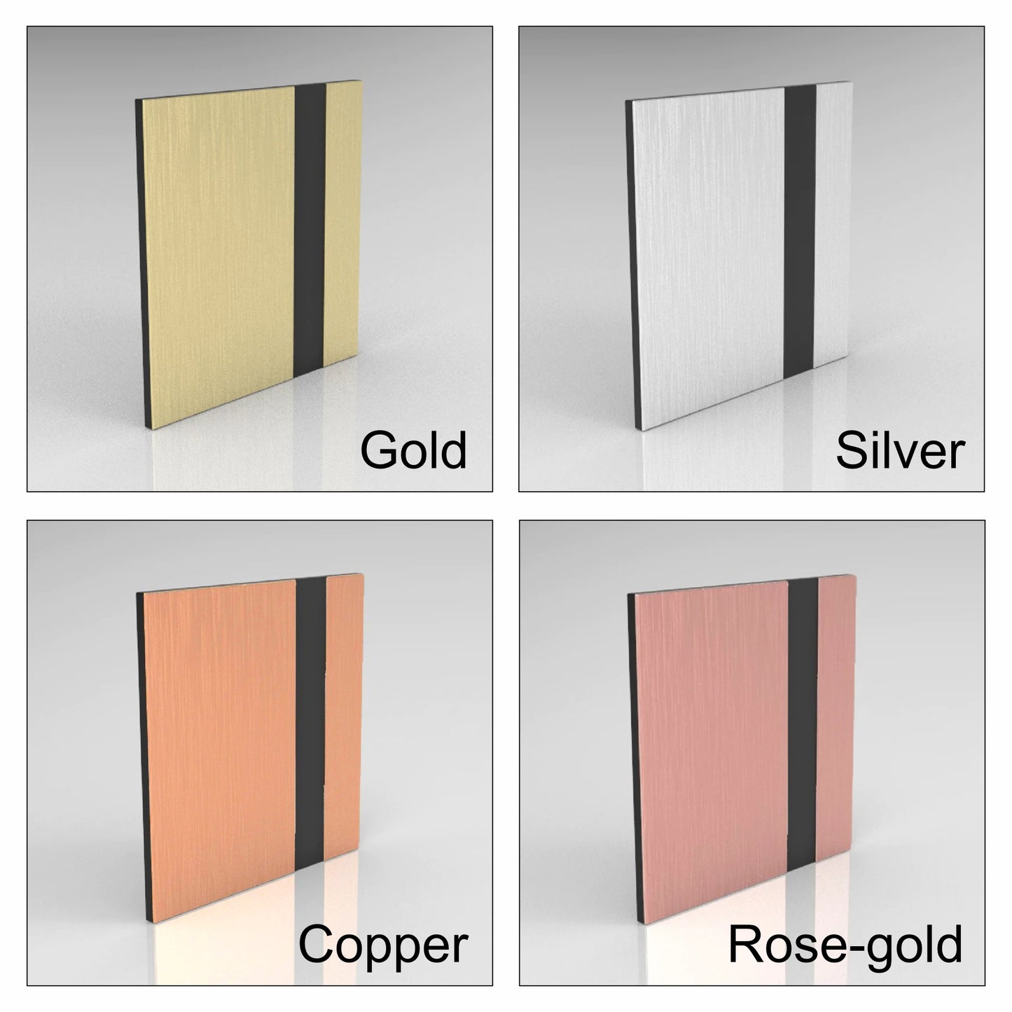 Metallic Name Badges