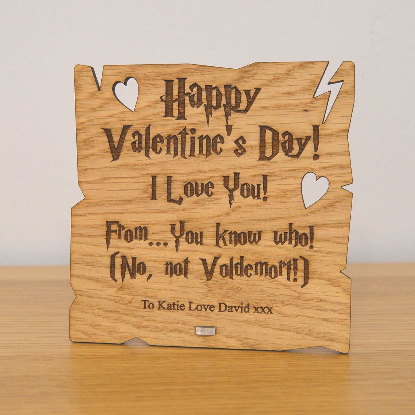 Harry Potter VOLDEMORT Valentines Day Plaque