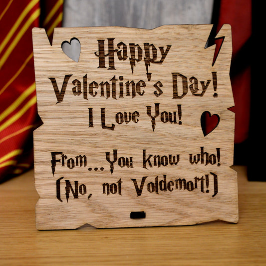 Harry Potter VOLDEMORT Valentines Day Plaque