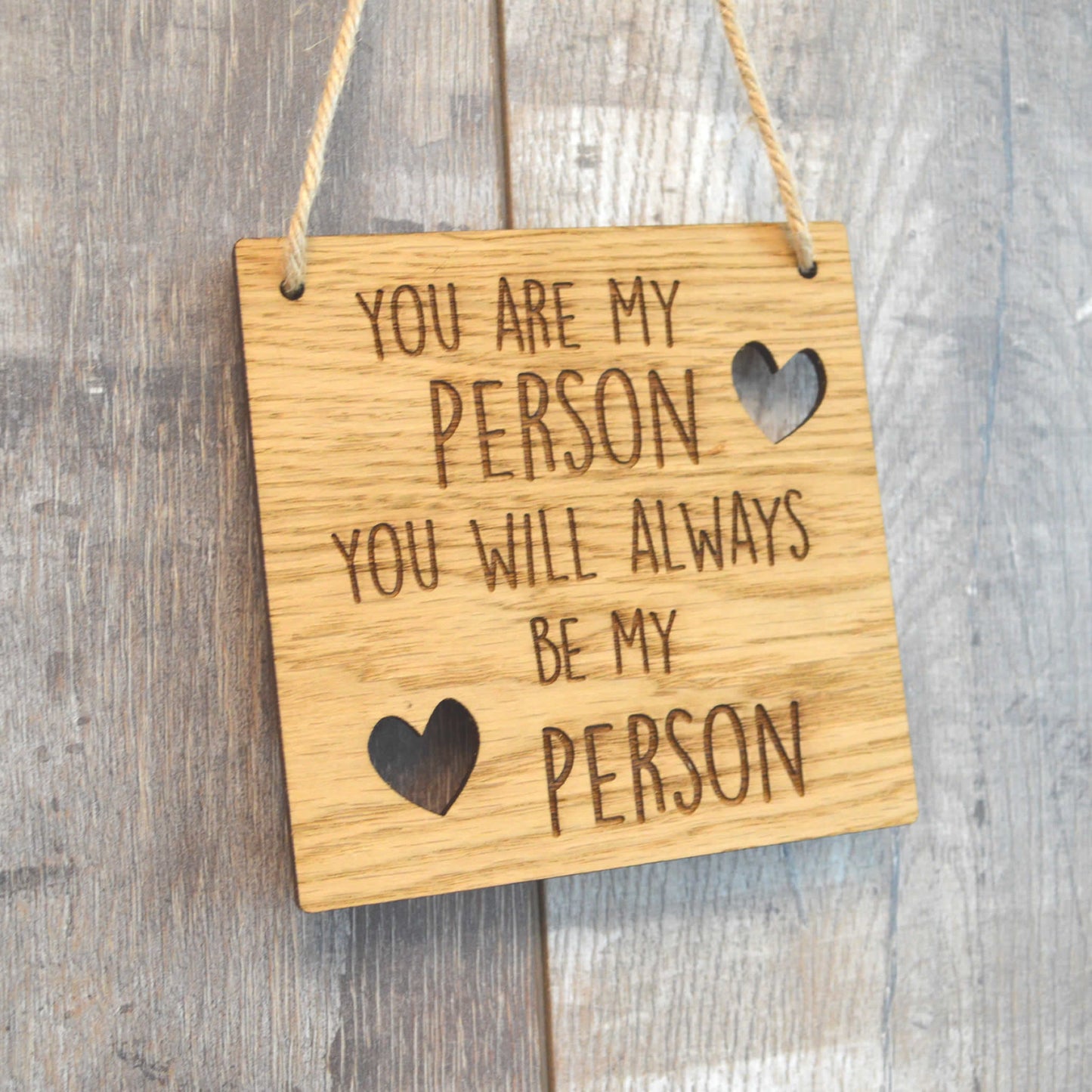 You Are My Person - Grey's Anatomy Gift - Valentines Day Wooden Plaque