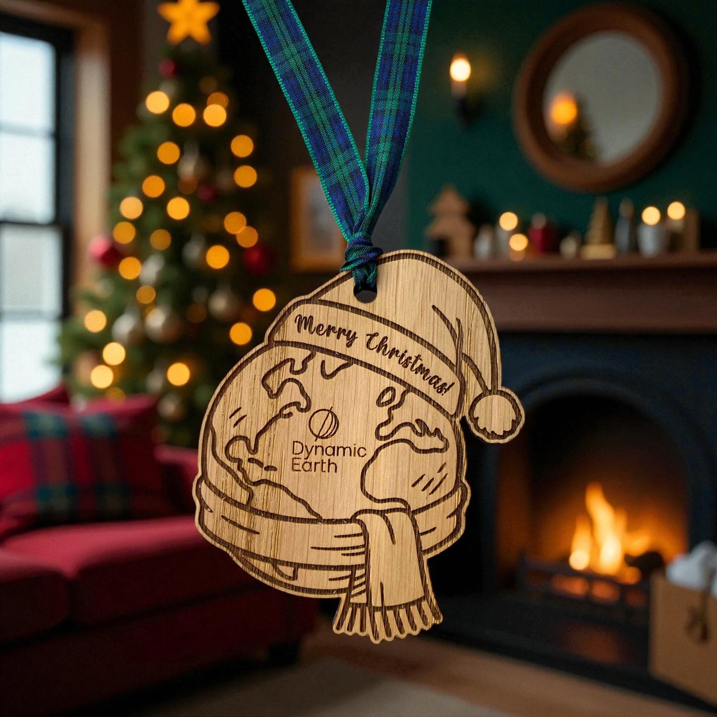 Bulk Wooden Christmas Baubles - Custom Logo and Wording