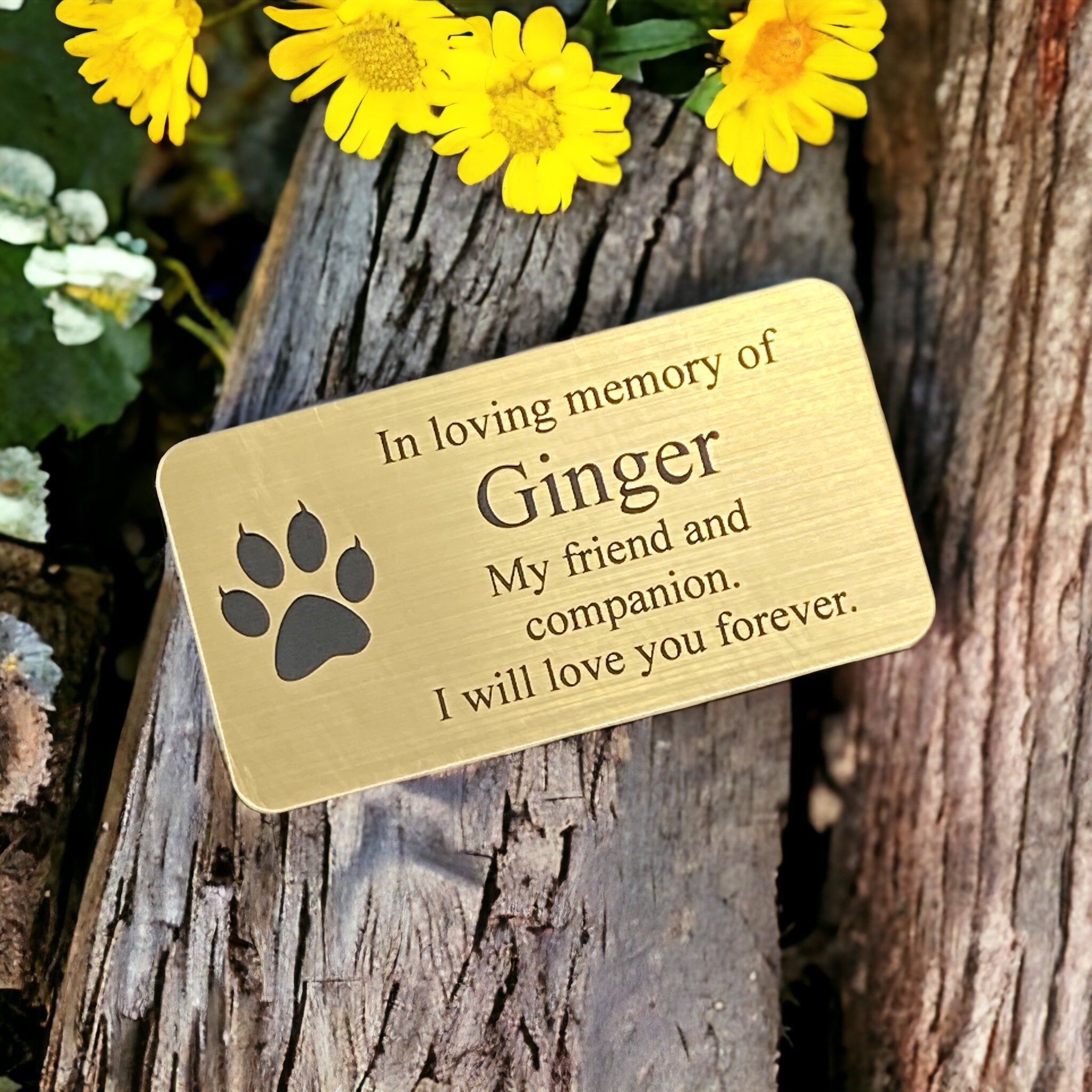 Cat Marker, Engrave outlet Memorial Plaque