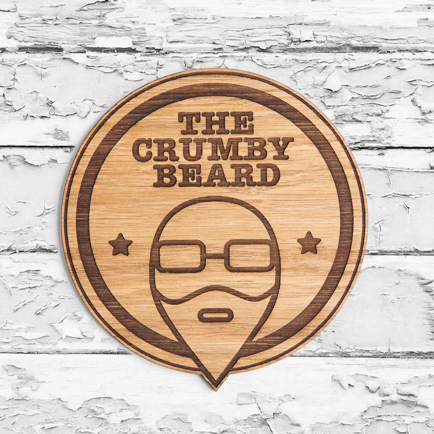 Engraved Custom Wooden Bar Pump Clips