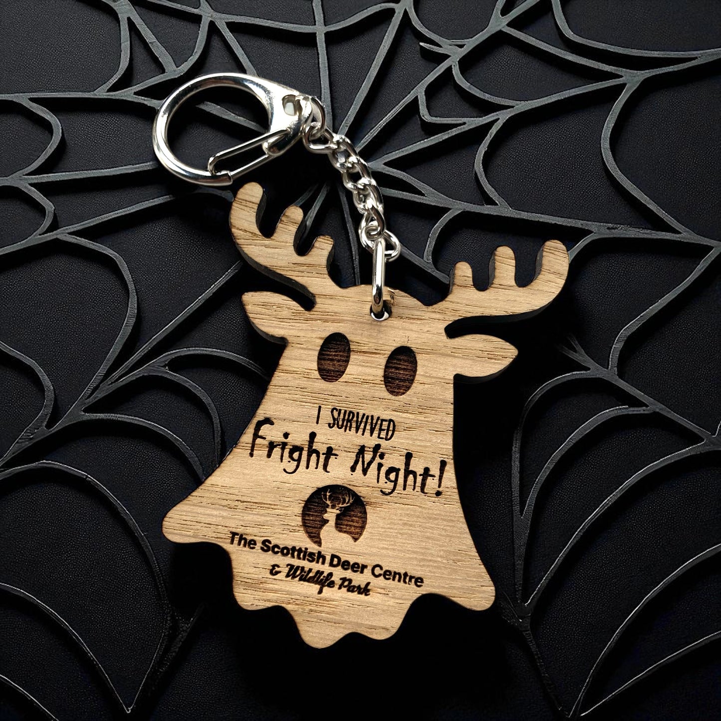 Wooden Halloween Keyrings – Custom Event Favours & Promotional Giveaways