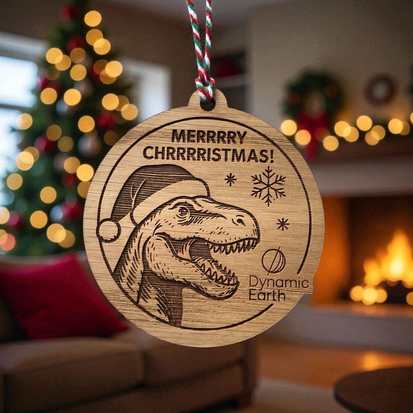 Bulk Wooden Christmas Baubles - Custom Logo and Wording