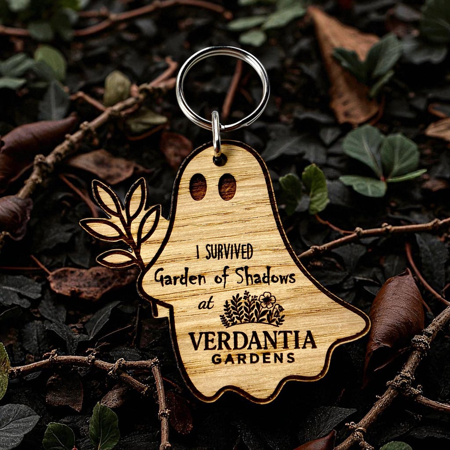 Wooden Halloween Keyrings – Custom Event Favours & Promotional Giveaways
