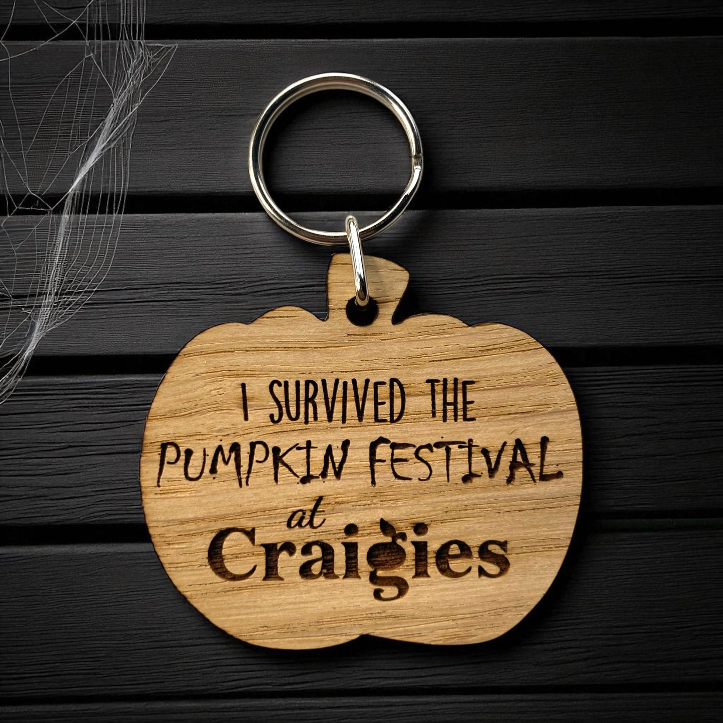 Wooden Halloween Keyrings – Custom Event Favours & Promotional Giveaways