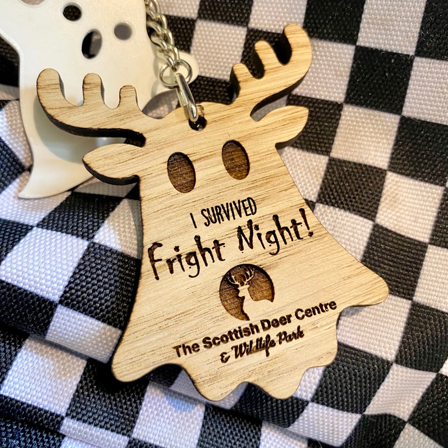 Wooden Halloween Keyrings – Custom Event Favours & Promotional Giveaways