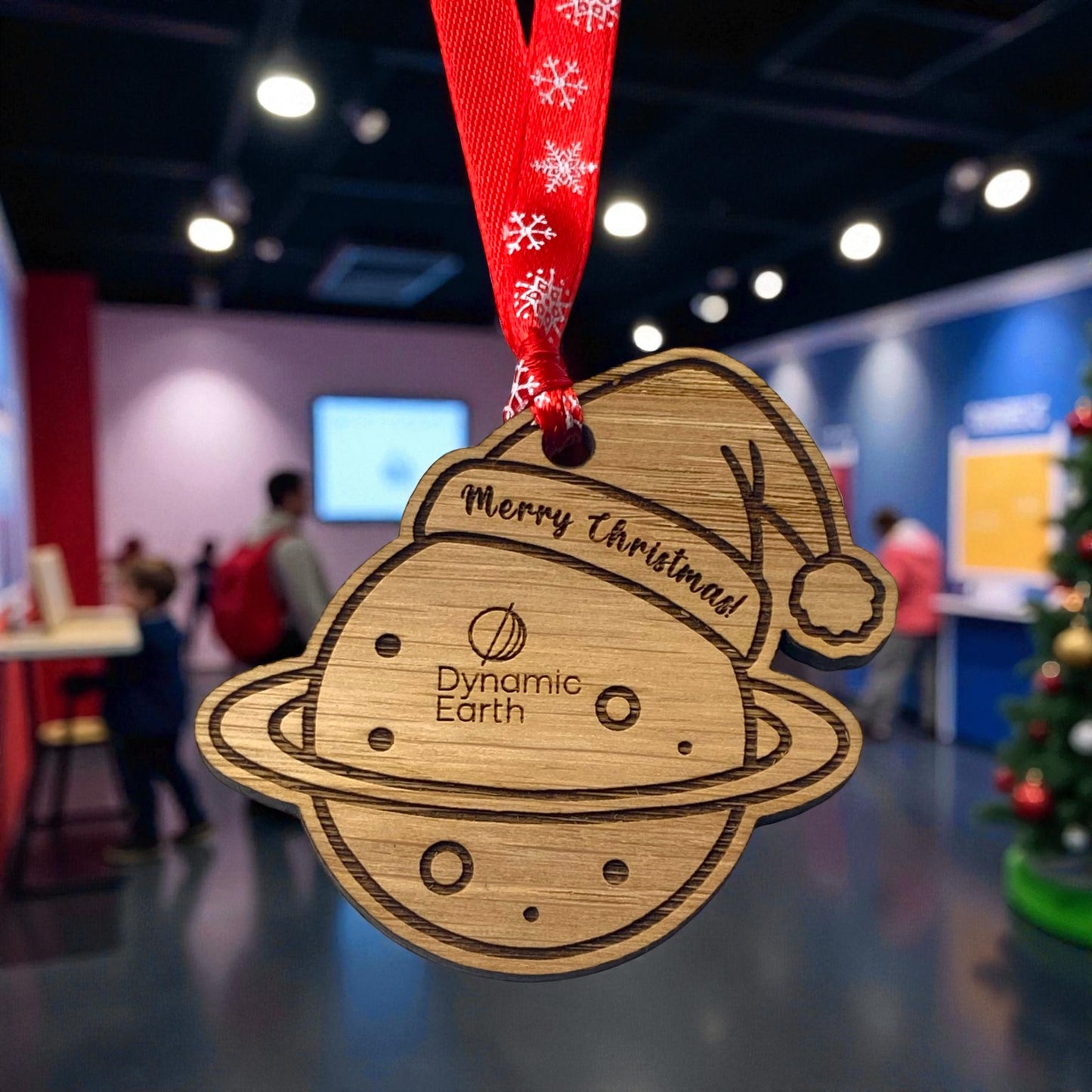 Bulk Wooden Christmas Baubles - Custom Logo and Wording