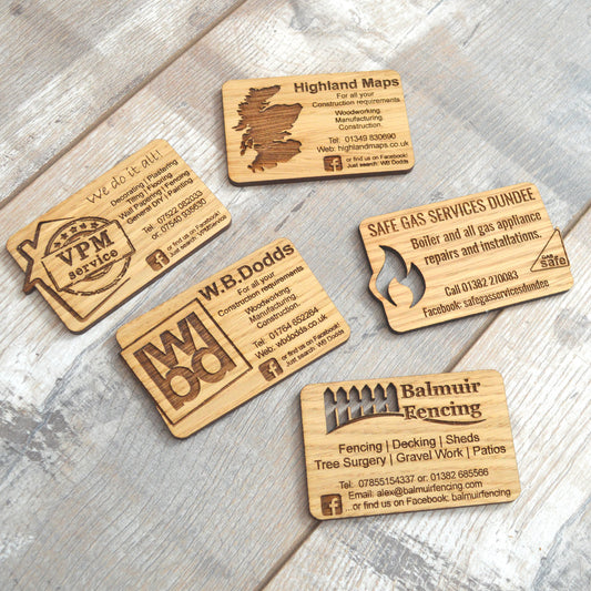 Wooden Business Cards