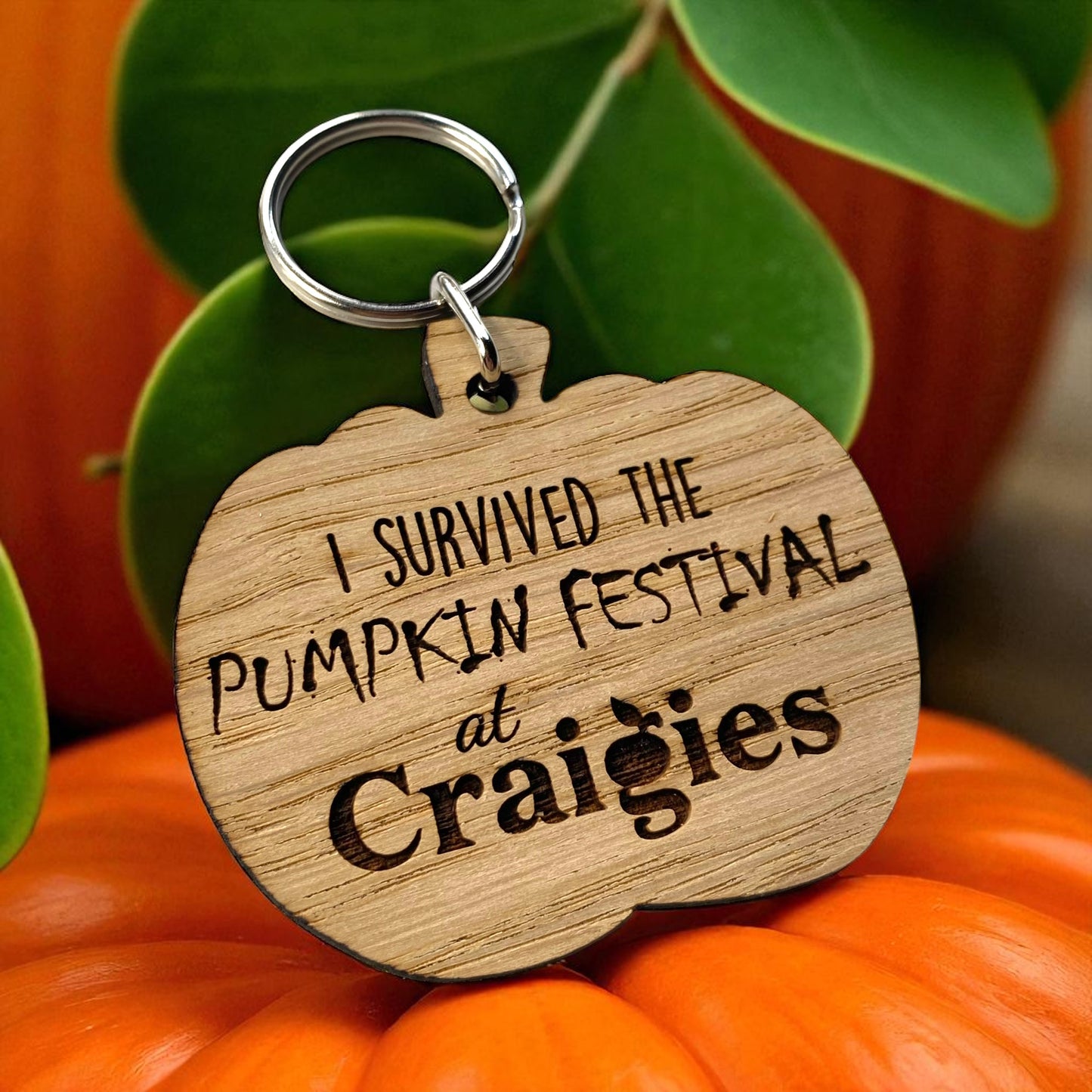 Wooden Halloween Keyrings – Custom Event Favours & Promotional Giveaways