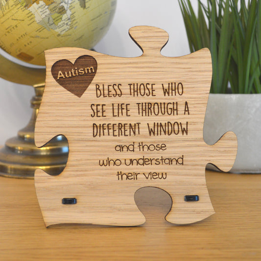 Autism Awareness Plaque, Gift From Autistic Child, Autism Appreciation Sign, Autism Quote Gift, Autism Gift Idea, Gift For Autistic Child