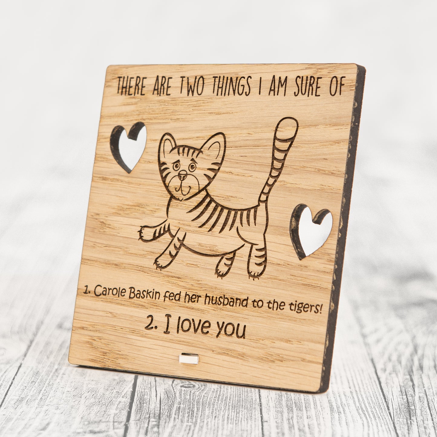 FUNNY CAROLE BASKIN - Valentines Day Plaque