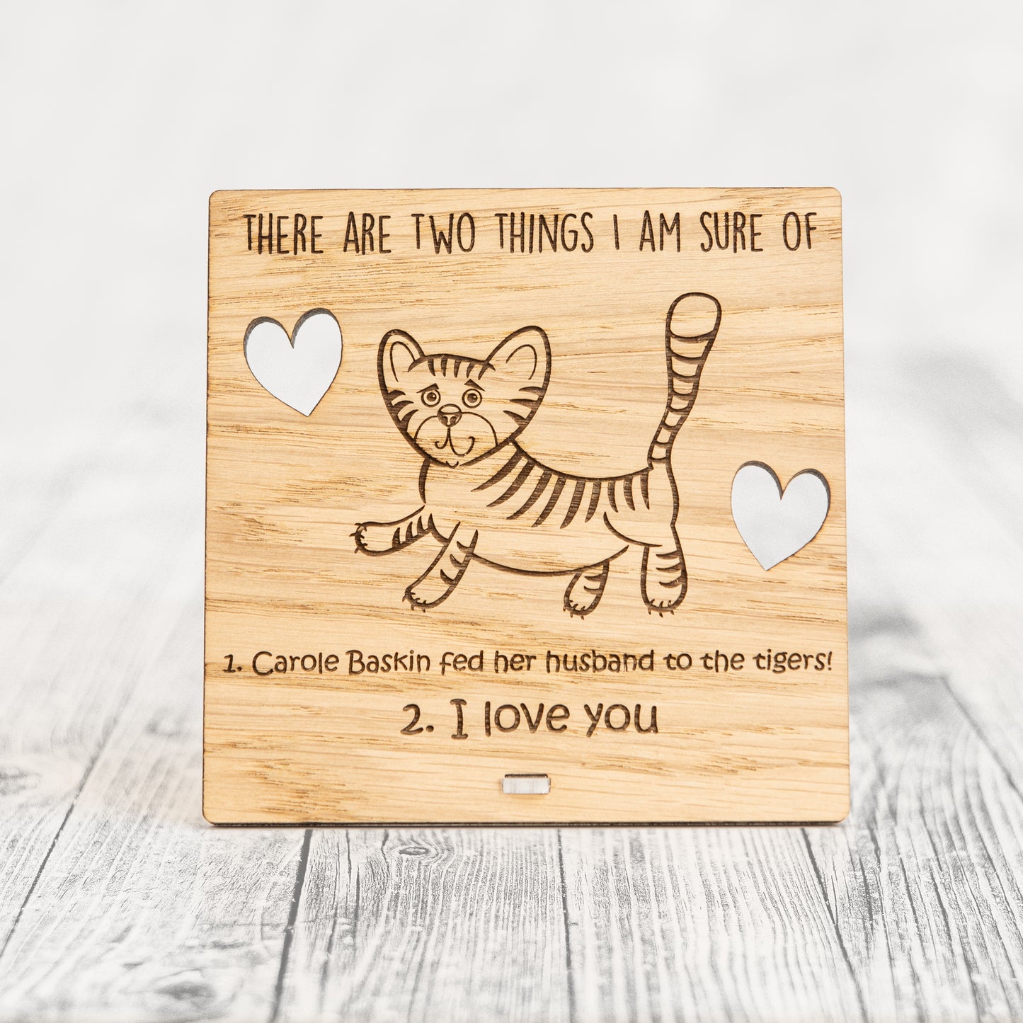 FUNNY CAROLE BASKIN - Valentines Day Plaque