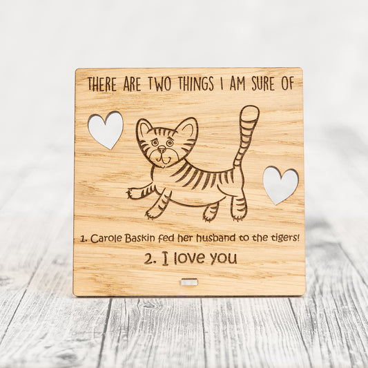 FUNNY CAROLE BASKIN - Valentines Day Plaque