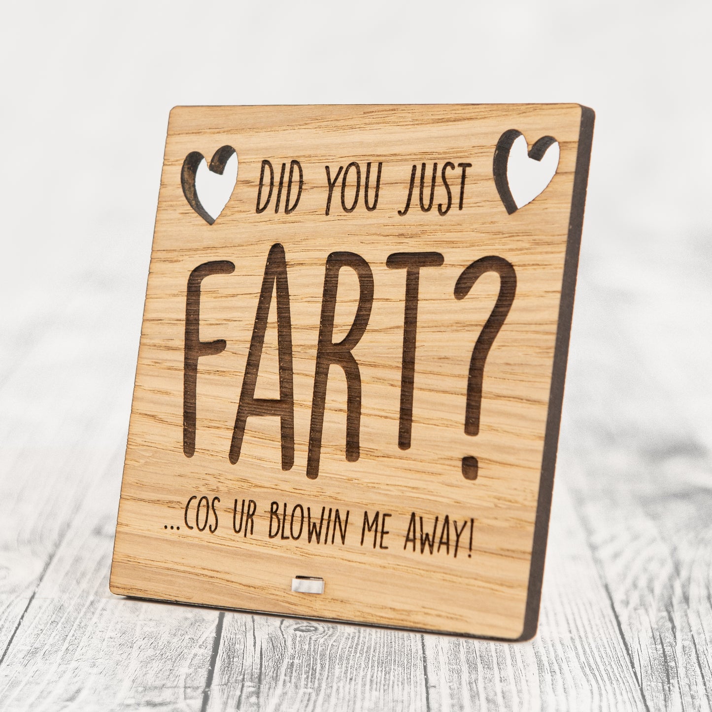 DID YOU JUST FART - Funny Valentines Day Plaque