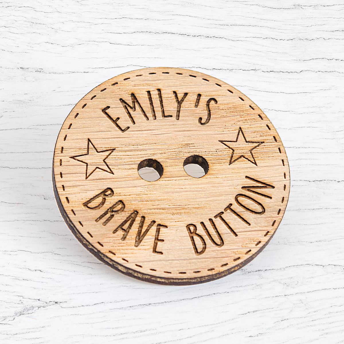 Worry Button Personalised Brave Button - Worry Anxiety Gift For First Day At School ...