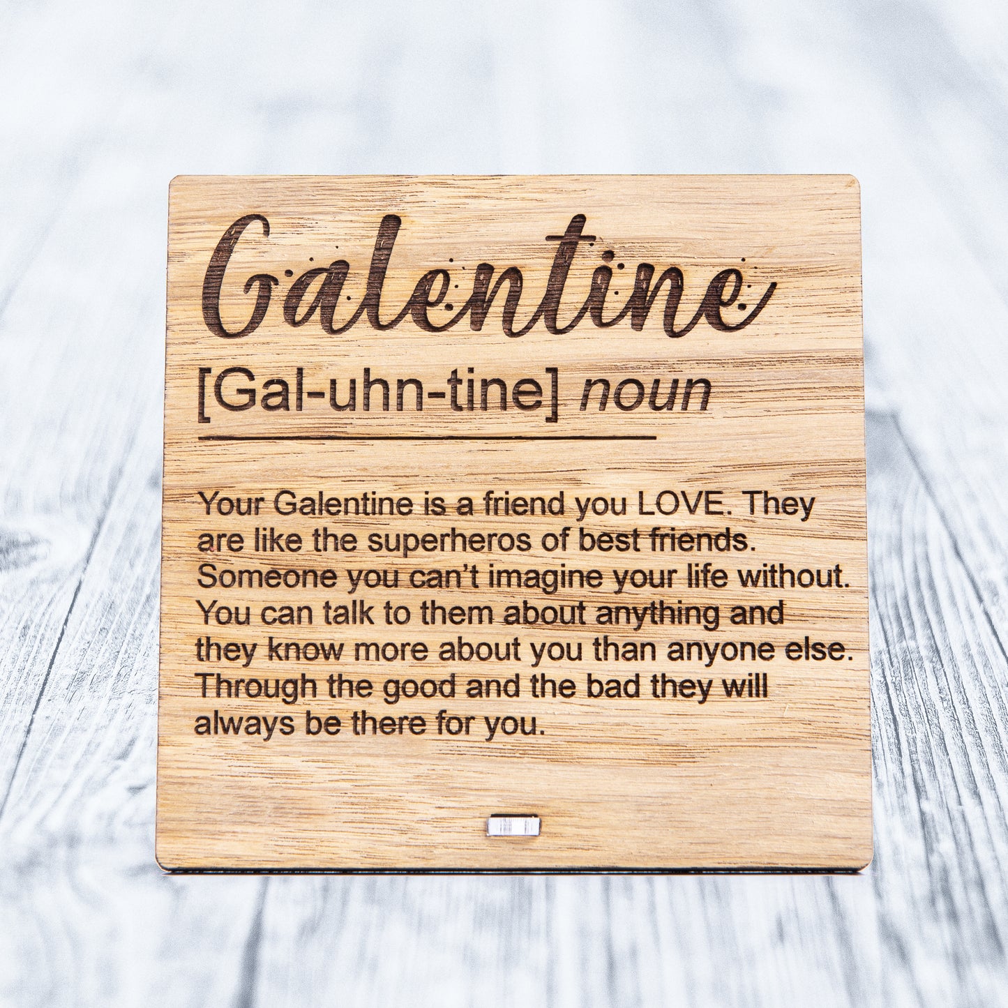 Galentine Plaque Sign - Valentines Day Gift For Best Friend - Galentines Parks and Recreation Quote