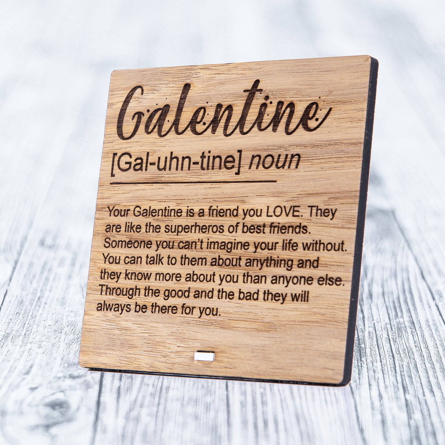 Galentine Plaque Sign - Valentines Day Gift For Best Friend - Galentines Parks and Recreation Quote