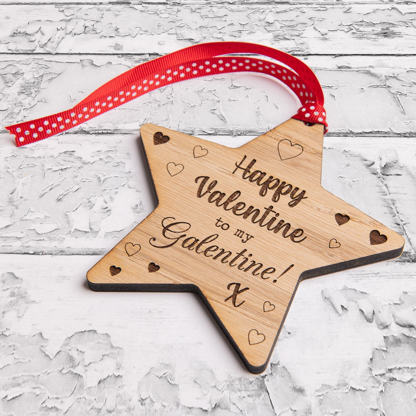 Happy Valentine To My Galentine - Wooden Plaque For Best Friend