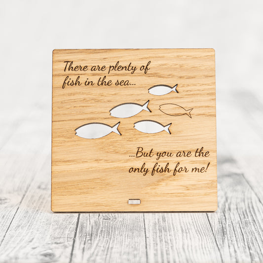 PLENTY OF FISH IN THE SEA - Valentines Day Plaque