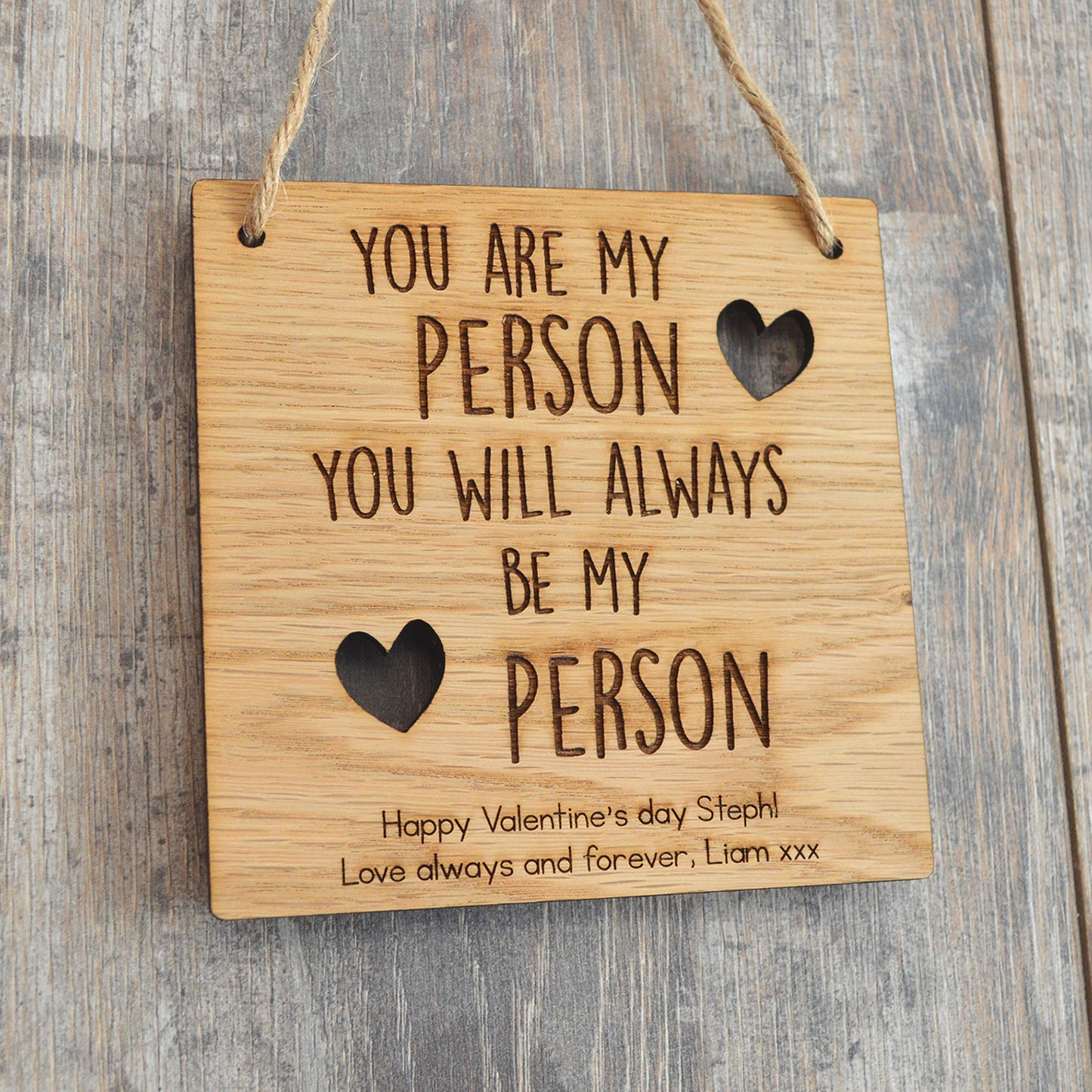 You Are My Person - Grey's Anatomy Gift - Valentines Day Wooden Plaque